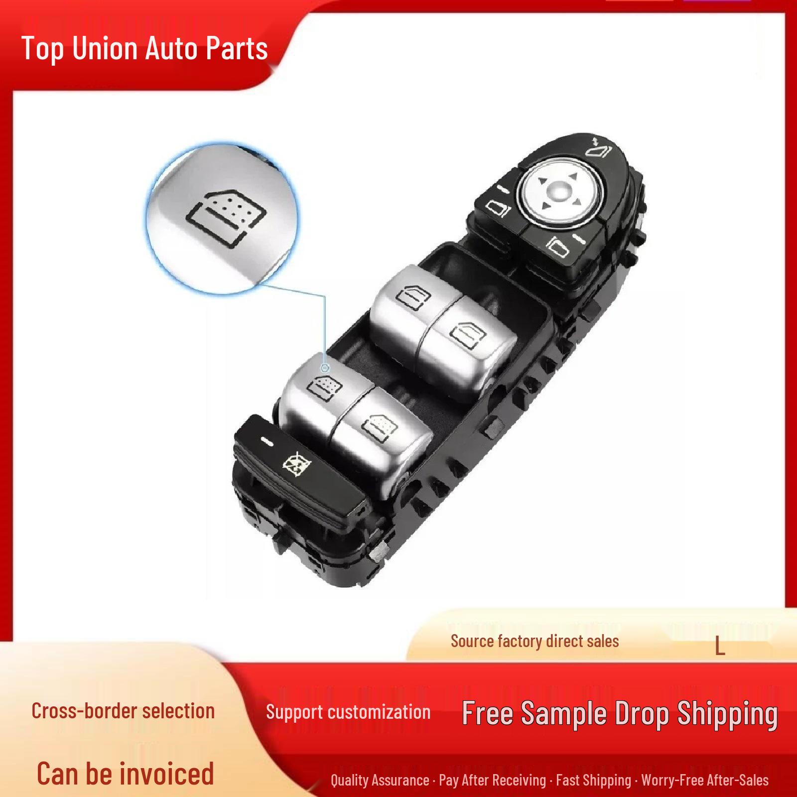 

Mercedes-Benz W222 Electric Power Window Switch A2229052004, Button 2229056800 Electric