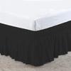 Twin/Full/Queen/King Size Bed Skirt Dust Ruffle Fit Bedspread Double Bed Skirt Adjustable Elastic Belt 40cm Height Jupe De Lit