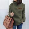 Winter Super Soft and Comfortable Solid Color Turtleneck Pullover Women's Sweater Fashion Zipper Sexy Top Ladies Hipster Clothes S-5XL