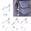 Cute Bag Charm Pendant Keyring Scissors,Pencil Braided Rope Keychain Bag Charm for Backpack Purse Handbag Decoration