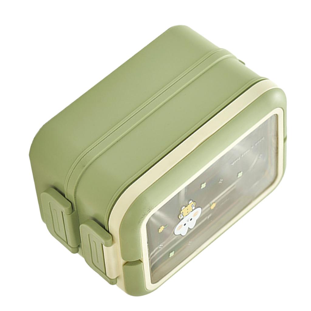 Stainless Steel Insulated Lunch Box Multiple Compartments Fashionable Safe Stainless Steel Bento Box for Students Kids