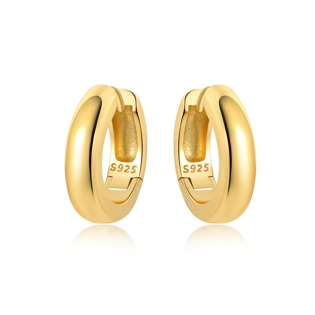 Orstarry S925 Silver 18k Gold Modern Square Hoop Earrings For Women Trendy Jewelry Anniversary Gifts