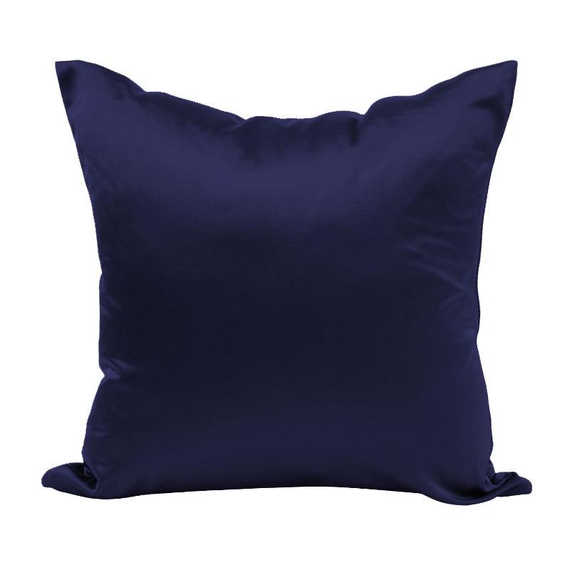 100% Satin Silk-Like Pillowcase Cover 40x40cm 45x45 50x50 60x60cm Solid Smooth Cushion for Sofa Bed Chair Home Decor Pillow Case