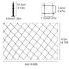 Black Orchard Bird Netting High Density Polyethylene Knotless Anti Fall Leaves Pond Net