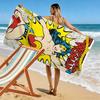 Superhero 2D Flat Print Beach Towel, Large Soft Quick Dry Towel for Beach Camping SwimmingSSTJ0917178