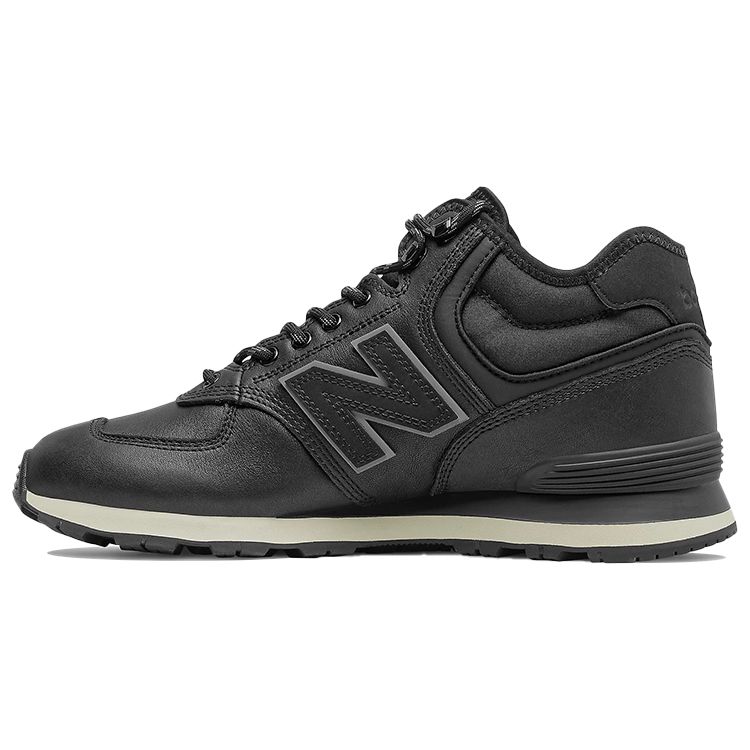 New Balance NB 574 Retro Sklisikre Slitesterke Mellomhøye Fritids Urbane Pendle Løpesko Unisex sneaker Svart MH574GX1