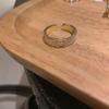 Anello H, Olio Bianco Gocciolante, Zircone, Apertura di Alta Gamma, Anello Francese di Nicchia, Anello per Dito Indice, Tendenza Femminile.