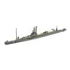 AOSHIMA 1/700 Waterline Series No. 470 Japanese Navy Submarine I-156 Plastic Model (Submarine) Molded Color