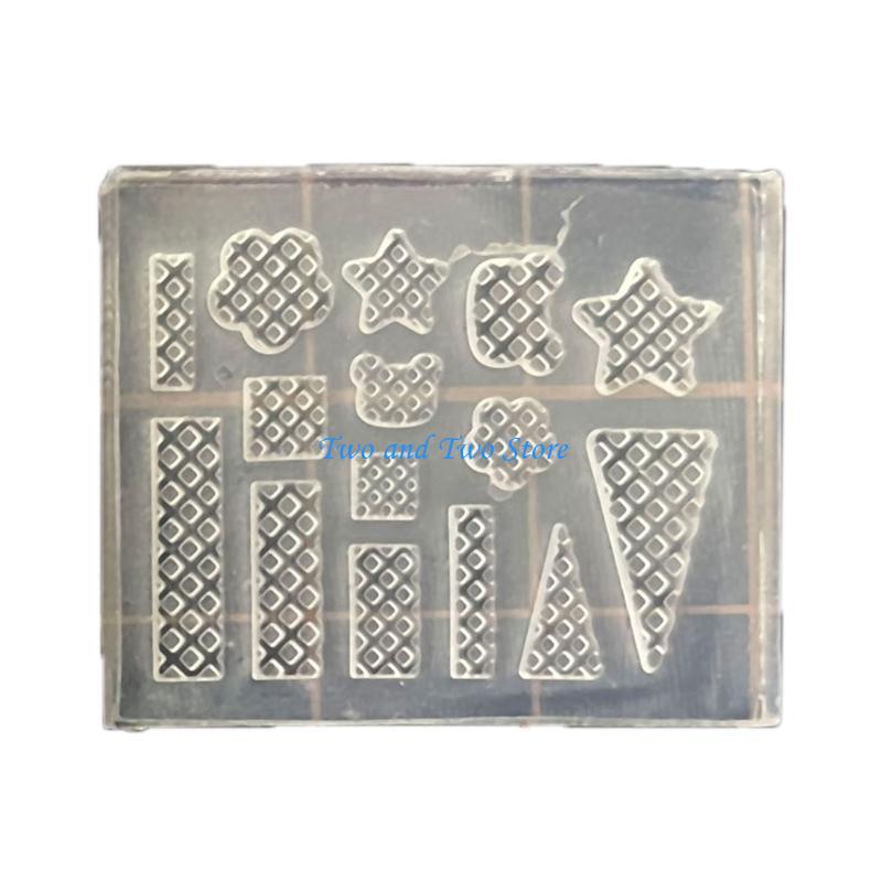 HX6F Silicone Cookie Molds for Home Baking Enthusiasts Epoxy Cookie Moulds