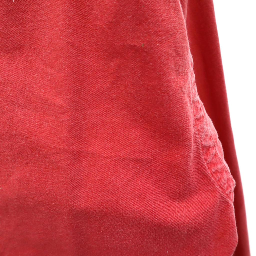 Ralph Lauren 90s Old Long Sleeve Button Down Shirt L Red Men's Used