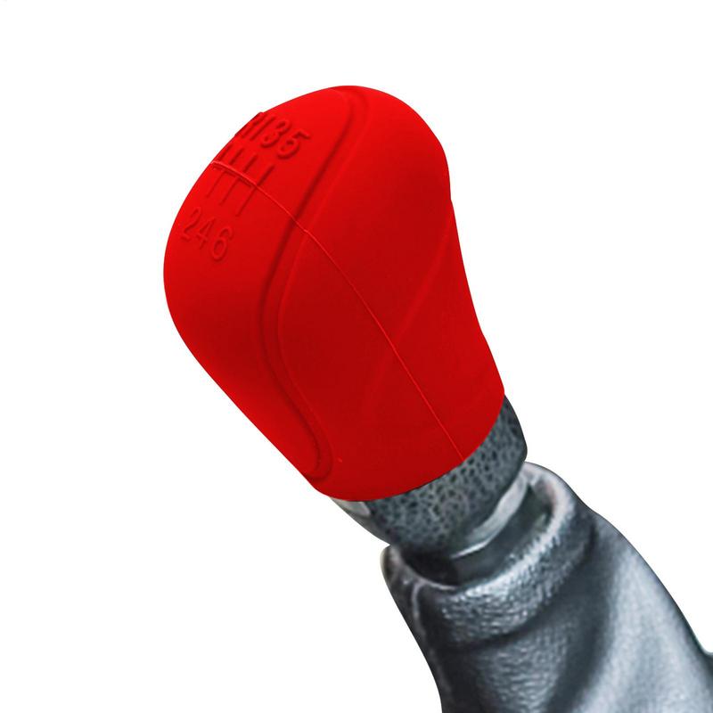 Silicone Gear Shift Cover Anti-Slip Design Silicone Shift Knob Cover Gear Shift Knob Head Caps Anti-Slip Car Vehicle Lever Shift