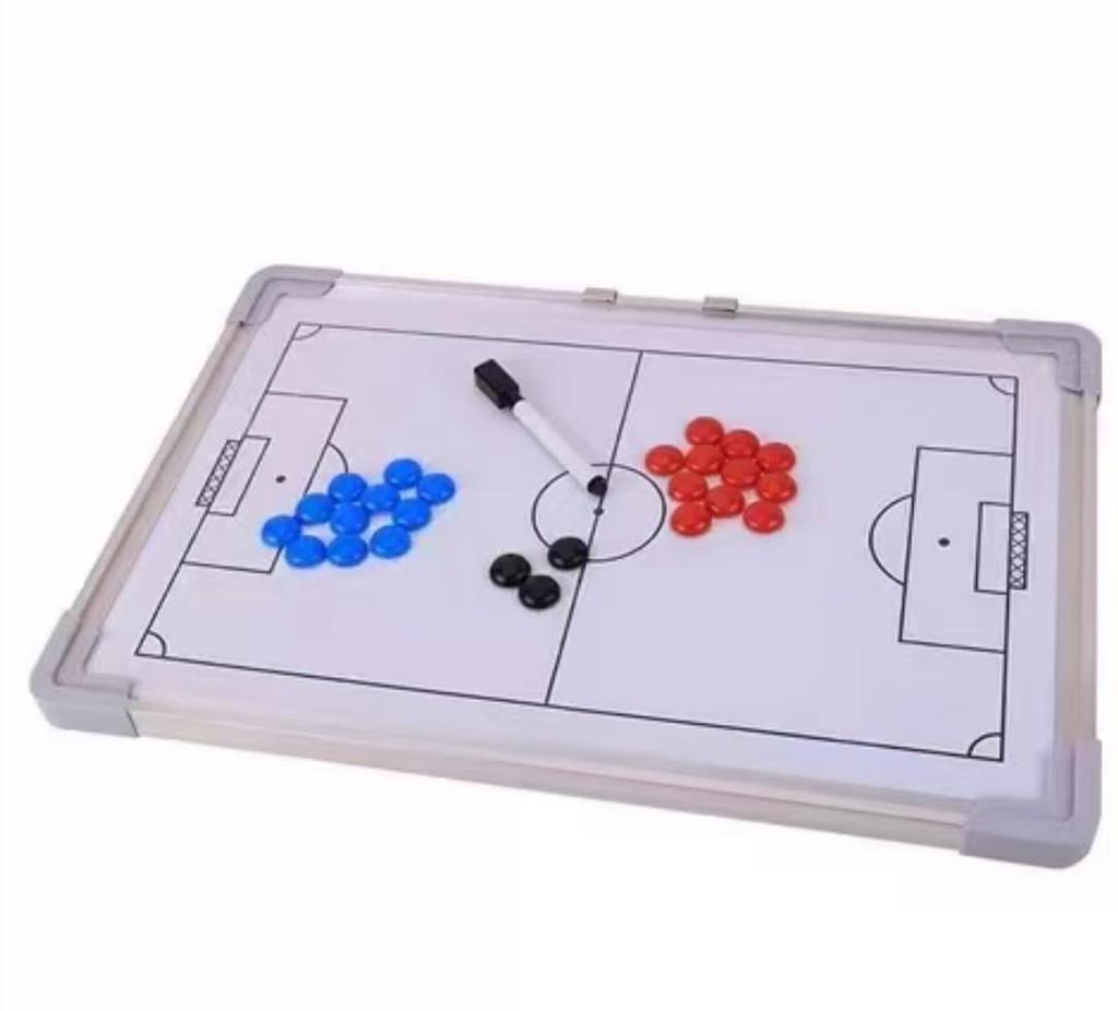 Large Magnetic Aluminum Floor Stand Tactics Board for Coaches with Pen and Eraser