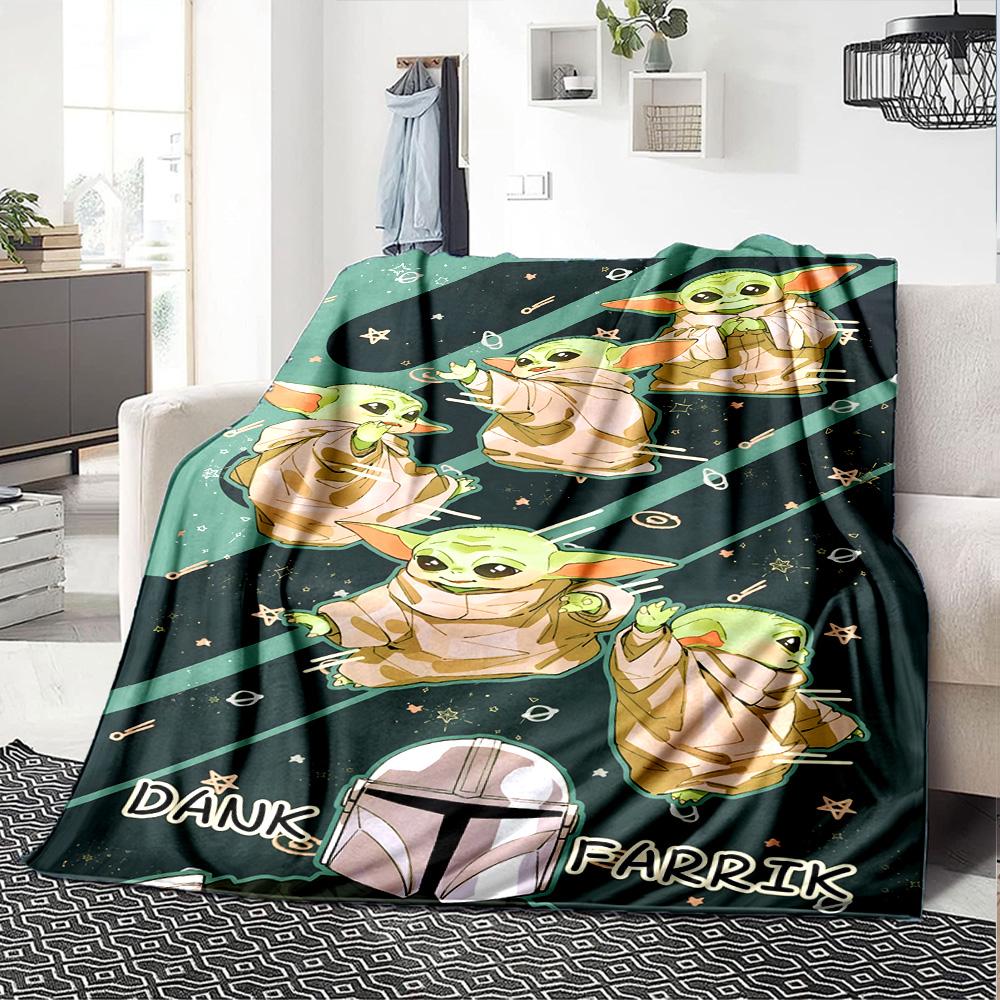 Star Wars Blanket Warmthful Decor Perfect for Picnics Livingroom Couch for All Seasons Modern Style Suitable for Gifting Relatives and Friends