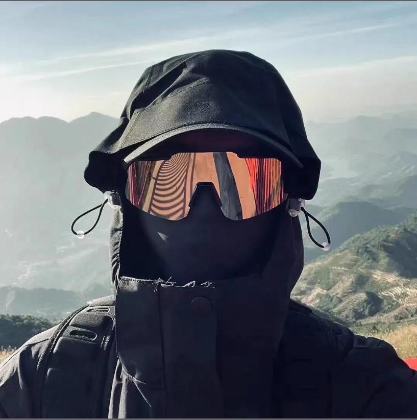 Ochelari de soare cu protecție UV, rezistenți la vânt, pentru alpinism și ciclism, cu ramă mare