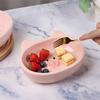 Ciotola Creativa in Ceramica Dipinta a Mano Rosa Maialino Carino 8 Pollici Forma Animale Novità Piatto da Portata per Cereali Zuppa Riso per Cucina Regalo