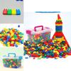 Rocket Bullet Head Small Particle Building Blocks Toy Plastic Assembly Educational Toy For Kids 3-9 Years