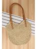 New Hollow Woven Paper Rope Shoulder Bag - Fashionable Casual Women's Beach Tote