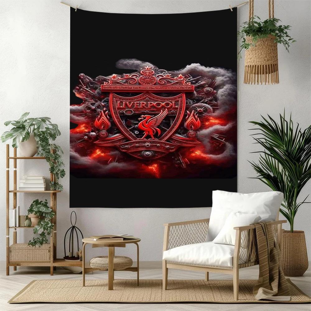 Liverpool Football Club Wall Decor Tapestry Art For Pet Memorial Birthdaywedding Party Backdrop Family Gift