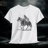 Undead Knight & Horse Graphic Tee: Fantasy Gothic T-Shirt