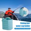 Fishing Water Cup Easy Installation Fishing Box Water Cup Frame Portable  Lightweight Multifunctional Outdoor Accessories