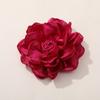 Korean Retro Satin Rose DIY Hair Accessories & Women's Necklace Brooch