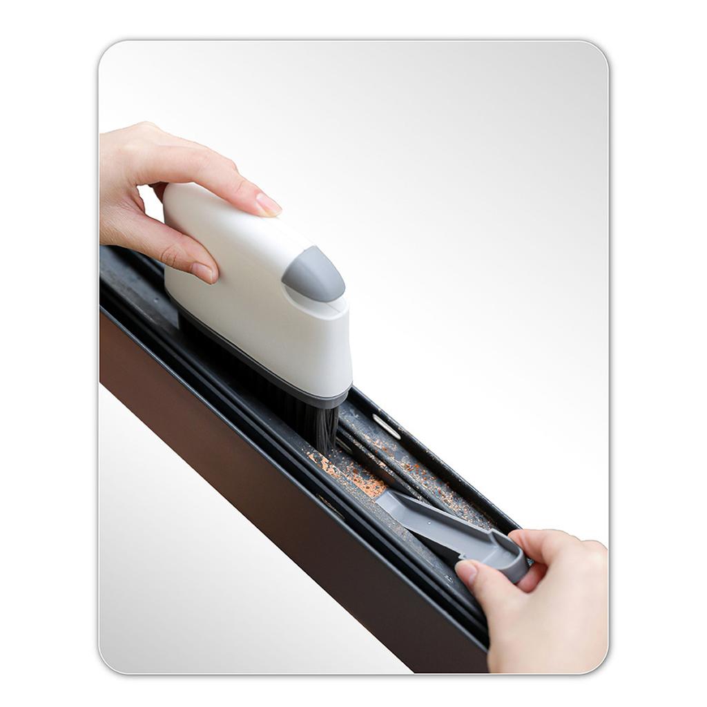 Čisticí kartáč na okenní drážky 2 v 1 Čisticí nástroj Víceúčelový čistič pro domácnost