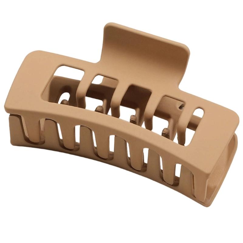 Square Plastic Hair Claw Clip For Women Secure Grip Lightweight Hair Accessory Hairpin For Comfort And Styling