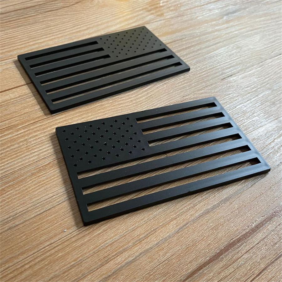 2pcs Flag Car Stikers For Car Window SUV Truck Motorcycle Styling Accessories