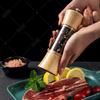 WXCOO 6inch Kitchen Pepper Grinder Sea Salt Grinder Ceramic Grinding Core Wooden Pepper Grinder Adjustable Manual Pepper Mill