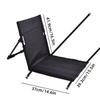 Paddleboard Chair Seat with Padded Back Support, Rod Connection, and Clip Fasteners for Sit-Down Paddling, Outdoor Fishing, and Lake or Beach Outings