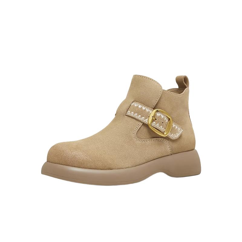Teenmix Women s Fashion Pull-On Ankle Boots EU 38