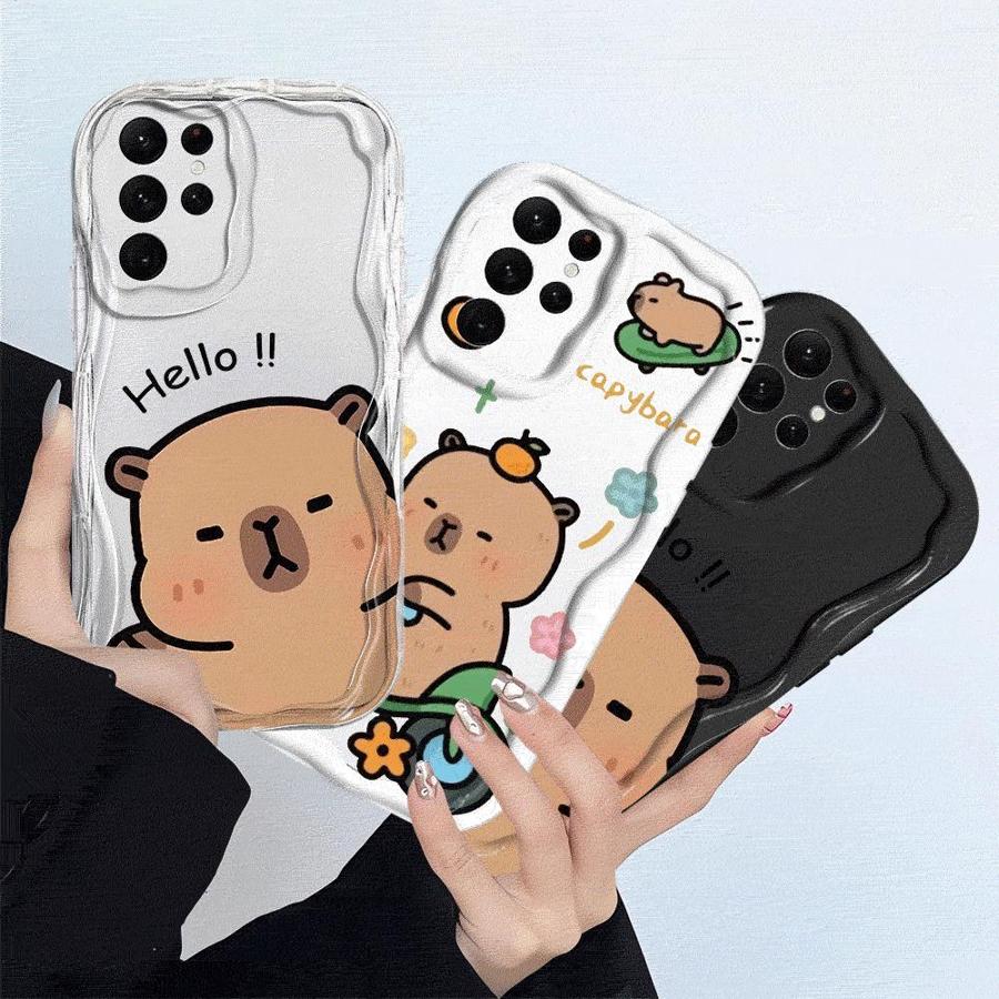 Capybara Phone Case for Samsung for Galaxy S25 S24 S23 Ultra S20 FE S24 S22 S20 Plus S23 S20 Ultra S21 FE Cover