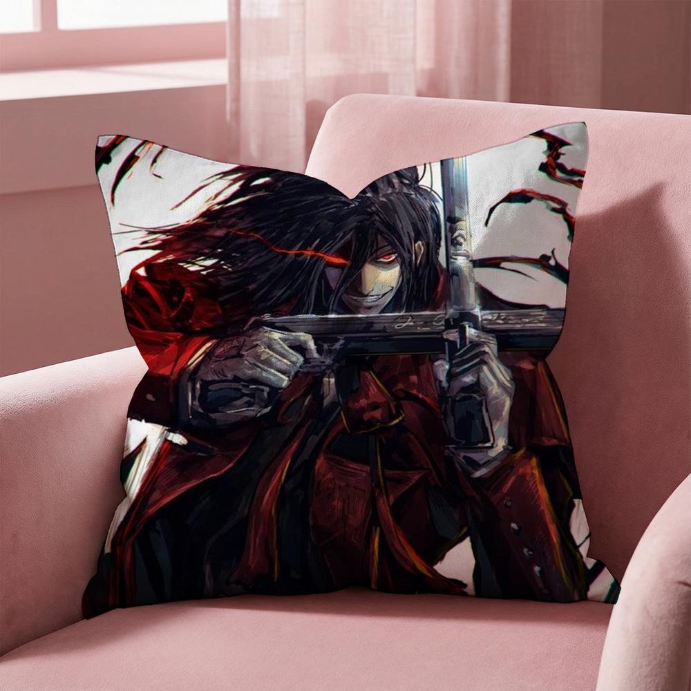 Anime C-Castlevania Cushion Cover Multi-Scene Pillow Cover for Home & Car - Reversible, Soft & Durable for Daily Use