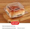 20/100/200Pcs Transparent Plastic Cake Box With Flip Cover Square Dessert Box Wedding Party Mousse Fruit Cake Food Packing Boxes