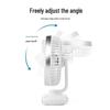 OEING Mini USB Desk Fan with Auto-Oscillation and Digital Display