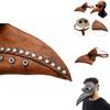Pestdoktor Vogelmaske mit langem Schnabel für einen authentischen Halloween-Cosplay-Look