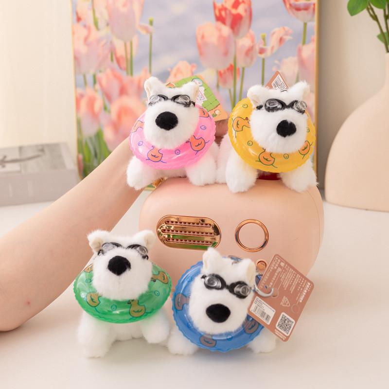 West Clothed Wear Highland White Terrier Dog Plush Toy Stuffed Animal Keychain