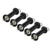 5-Pack Electric Fence Handles, Insulated Gate Grip Bars with Metal Hooks for Farms and Pastures