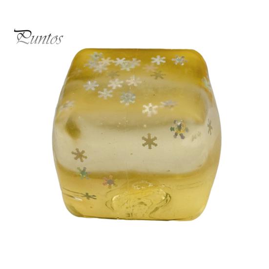 Transparent Lemon Toy Squeeze Toy, Stress Relief Jellyfish Ice Cream Reduction Soft Clear Cube Sensory for Kids Adults Reliever