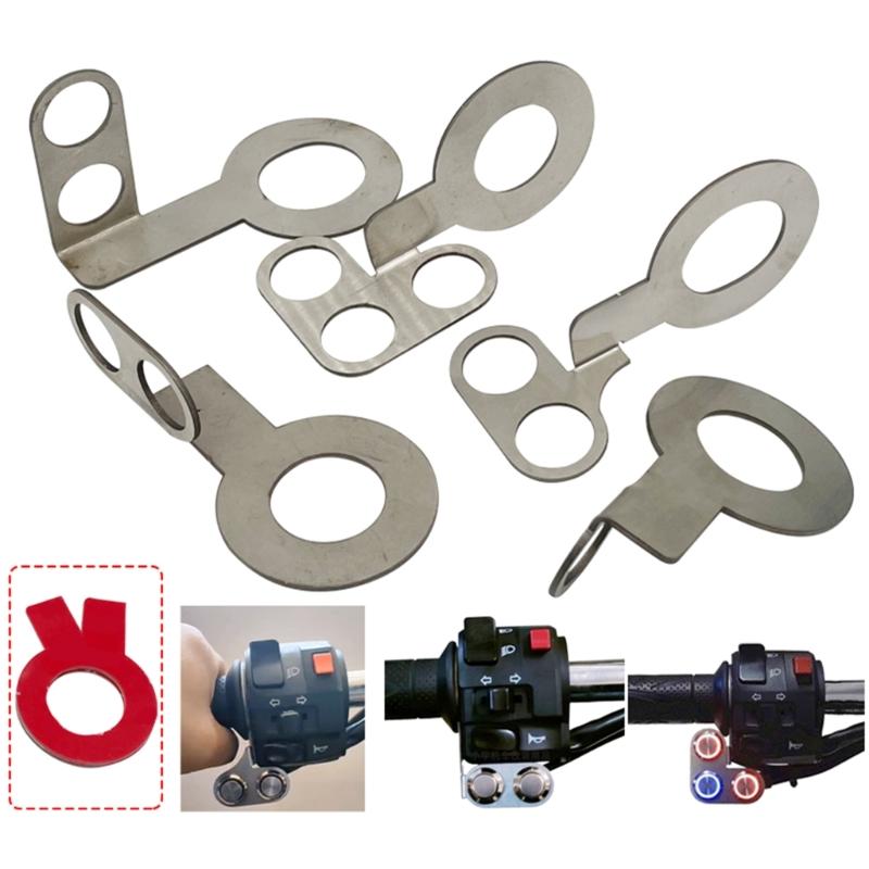 Headlamp Spotlight Button Switch Bracket Motorbike Modification Accessories Universal 22mm Handlebar Mounted Bracket