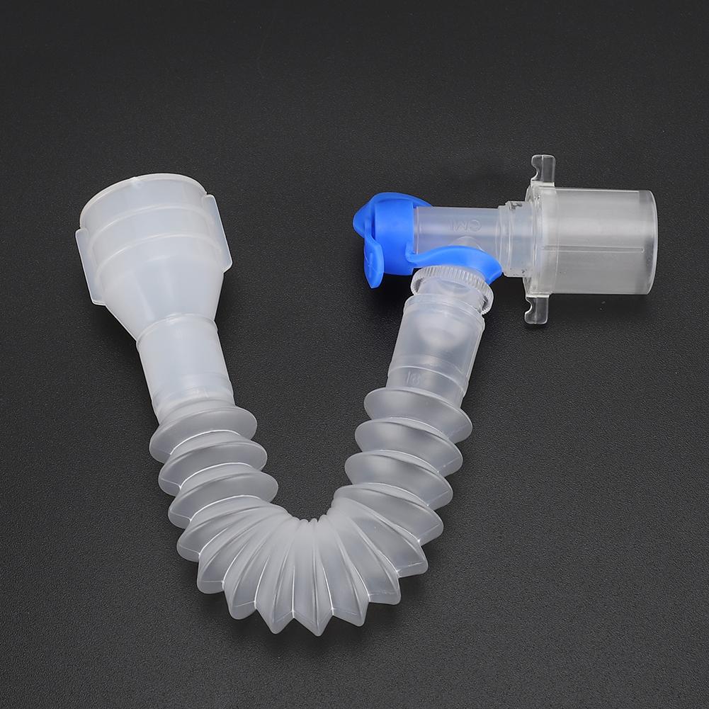 L Shaped Connector Disposable Retractable Ventilator Plateau Valve Circuit Extension Tube