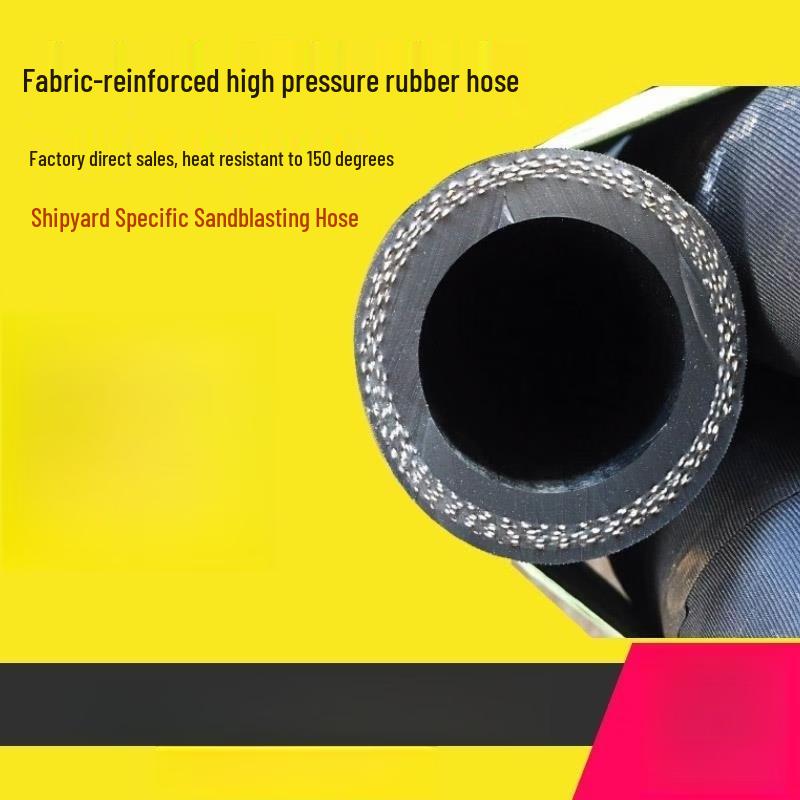 1-Inch High-Pressure Fabric-Reinforced Rubber Hose