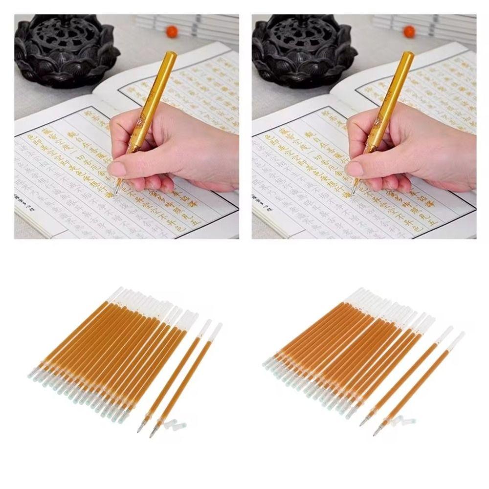 100/20 pcs Large Capacity Scripture Copying Pen Refills Scripture Copying Penholder  Art Drawing