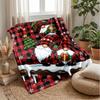 Rainbow Fantasy Gnomes Theme blanket Lightweight Warm Flannel Blanket Decorative Throw Blanket for Home Decoration