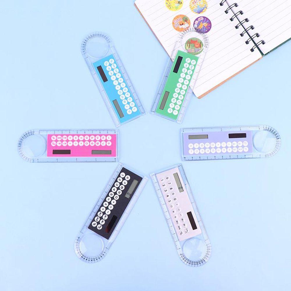Measuring Ruler Transparent Ruler Solar Energy Ruler Calculator Ruler Calculator With Magnifier