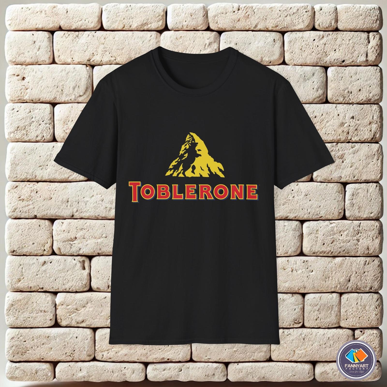 Унисекс футболка с логотипом Toblerone L