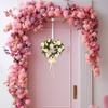 Valentine Rose Wreath Spring Wreath Valentine Wreath 15.7 Inch Floral Wreath With Rose Front Door Sign Door Wreath Artificial
