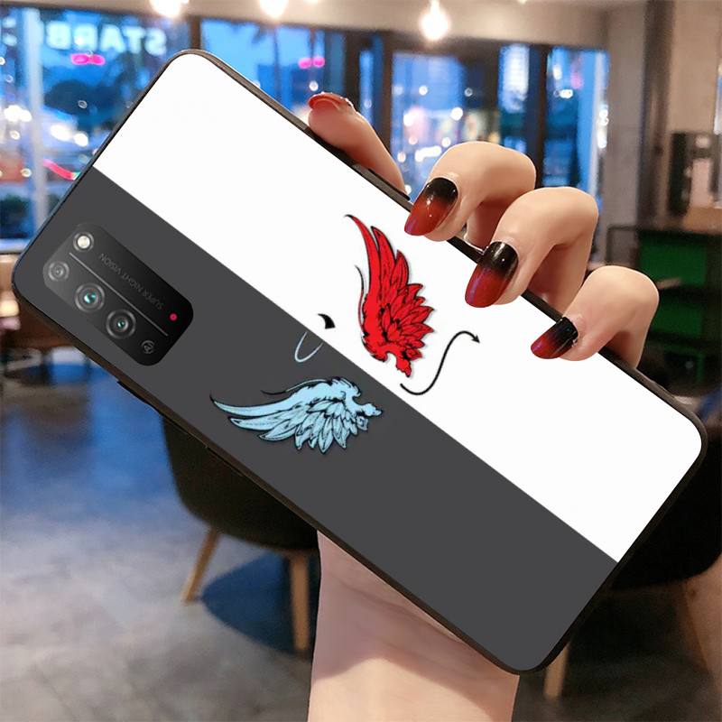 

Чехол для телефона Devil Angels для Huawei Honor 30 20 10 9 8 8x 8c v30 Lite view 7A pro Huawei Honor10