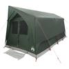Tunnel Tent with Roof Army Green 8 Person Polyester and Steel