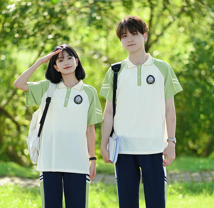 

Комплект спортивной формы для кампуса в стиле колледжа на весну и осень для начальной и средней школы — школьный костюм из трех предметов S